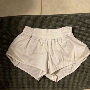 White Lululemon Shorts Size 2